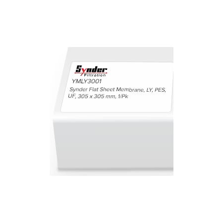 Synder Flat Sheet Membrane, LY, PES, UF, 305 X 305mm, 1/Pk